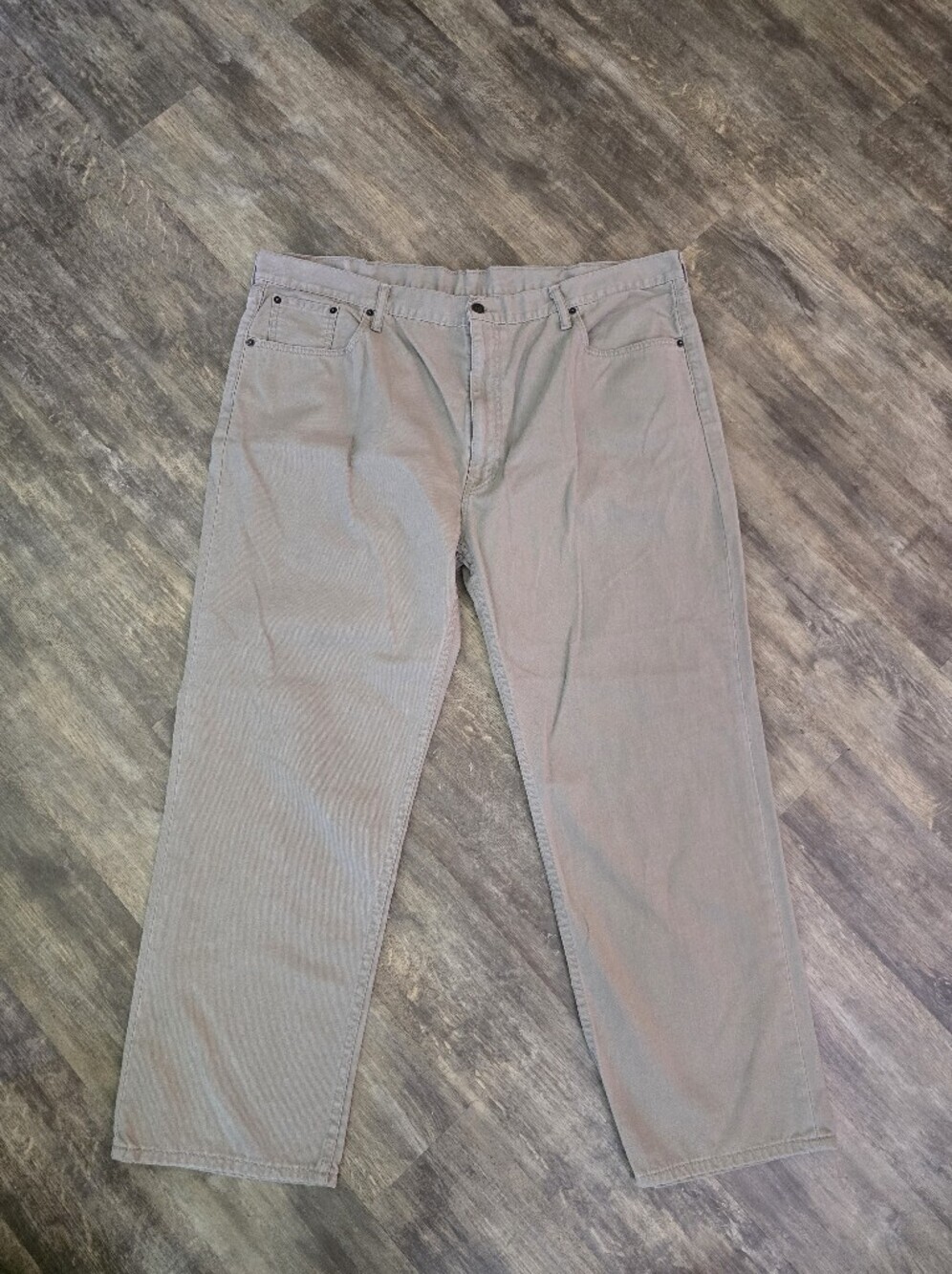 Levi's Men's Straight Jeans in Light Khaki